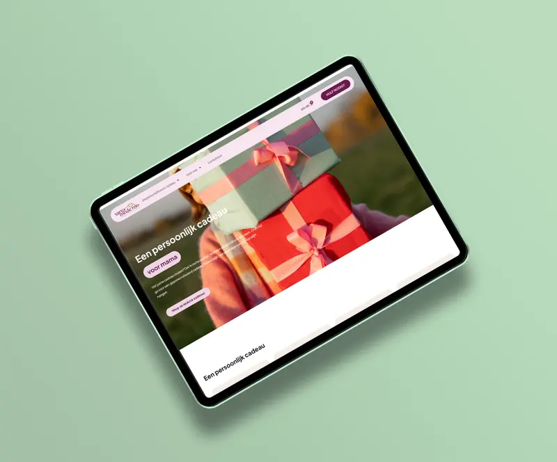 Webshop op maat Sarto Moderno met personalisatie