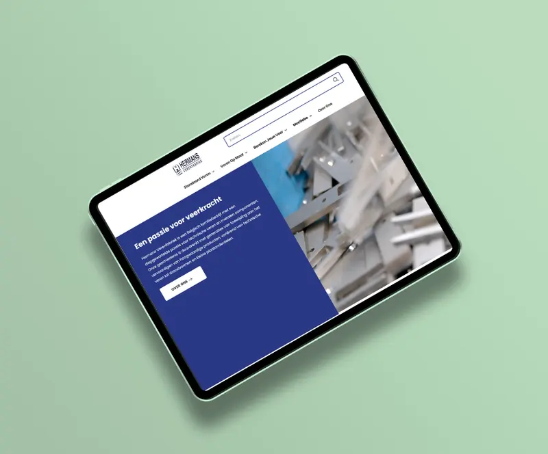 Webshop op maat Hermans Veren met ERP koppeling