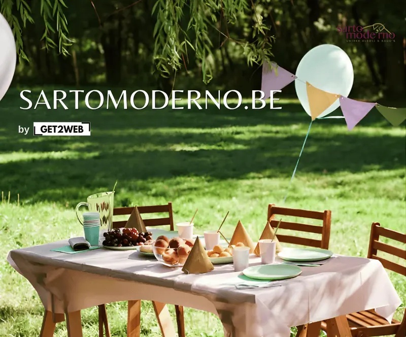 Webshop Sarto Moderno productoverzicht
